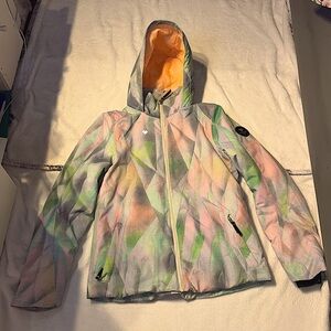 NEW Obermeyer ski jacket/women’s/multi color/Warm/ comfortable/ w a goggle wiper